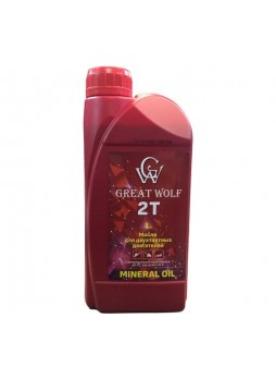 Оптом Масло для двухтактных двигателей 2t Mineral Oil 1 л Great Wolf GWM-T2/1