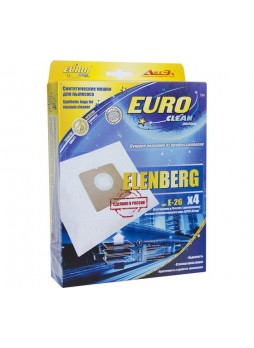 Оптом Мешок-пылесборник синтетический для пылесосов ELENBERG (4 шт.) EURO CLEAN E-26/4