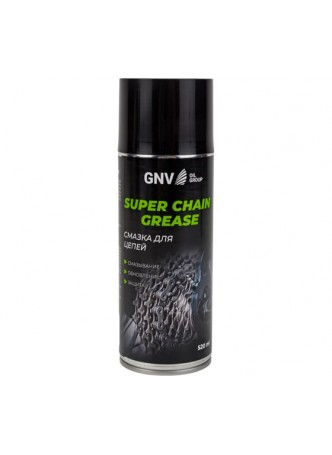 Оптом Высокостойкая смазка для цепей GNV Super Chain Grease 520 мл GSCG151015589585500520