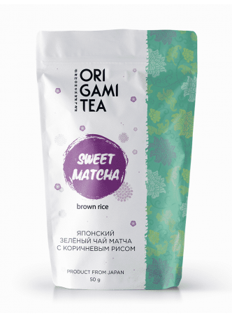 Японский чай ORIGAMI TEA Sweet matcha с рисом 50 г оптом