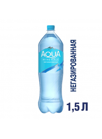 Вода минеральная AQUA MINERALE негазированная, 1,5л