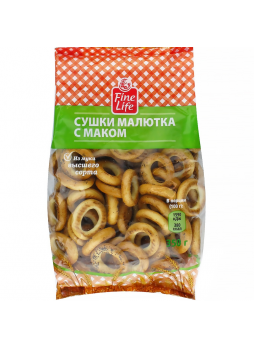 Сушки FINE LIFE Малютка с маком, 350 г