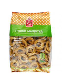 Сушки FINE LIFE Малютка Простая, 350г