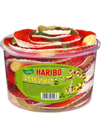 Жевательный мармелад Haribo Змейки 1200г оптом