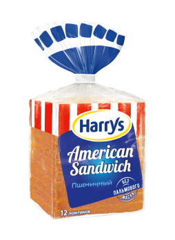 Хлеб Harry's (Harrys) American Sandwich Сандвичный пшеничный в нарезке 470 г