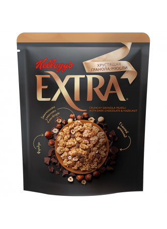 Мюсли KELLOGG'S Extra Хрустящая гранола Темный шоколад и фундук, 300г