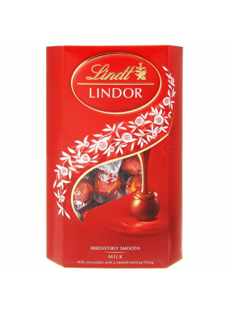 Шоколадные конфеты LINDOR Молочный Ассорти, 337г оптом