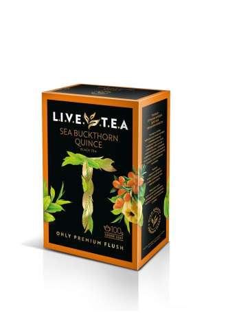 Чай черный LiveTea облепиха-айва, 100г оптом