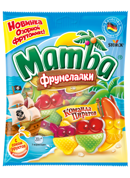 Жевательный мармелад Mamba Команда пиратов, 70 г