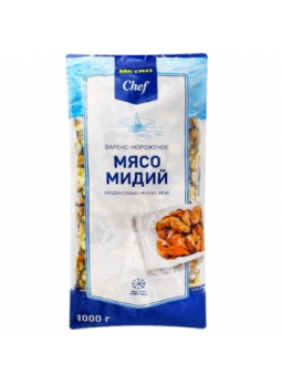 Мясо мидий Metro Chef варено-мороженое, 1 кг