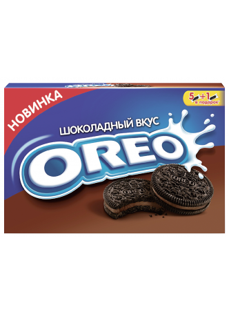 Печенье OREO с какао и начинкой с вкусом шоколада, 228г оптом