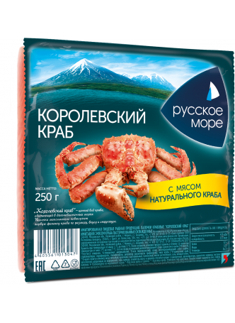 Палочки крабовые РУССКОЕ МОРЕ королевские, 250г оптом