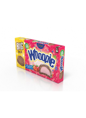 Печенье с клубникой TAKO Whoopie, 112г оптом