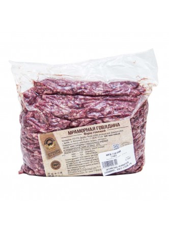 Говядина Фарш 80/20 ~2кг в/у Ground Beef Дружба™ Россия (КОД 31299) (-18°С)