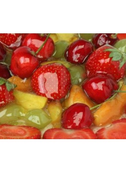 Гели зеркальные  фруктовые в асс. вишня, клубника, малина, банан, киви, лимон, черника, апельсин икоробка 28 кг(4*7 кг)