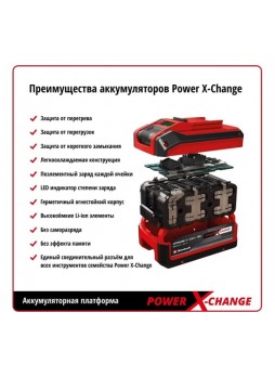 Оптом Аккумуляторная бесщеточная воздуходувка Einhell PXC GE-LB 36/210 Li E-Solo 3433620