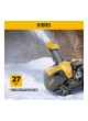 Оптом Бензиновая снегоуборочная машина Denzel sb 460 e, 99cc, эл.старт, шнек snowcrusher 97649