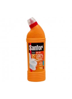 Оптом Чистящее средство для унитаза SANFOR WC gel super power 750 г 9611