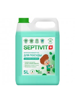 Оптом Гель для посуды SEPTIVIT "Альпийская Мята", 5л 100_5