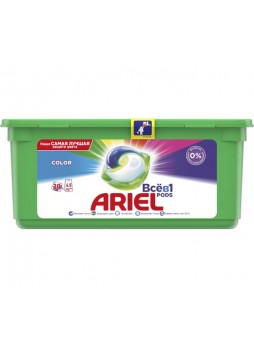 Оптом Гель в капсулах ARIEL Color 30 капсул по 27г 8001090758446 0001220369