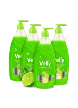 Оптом Набор для кухни Grass Velly Premium лайм и мята для мытья посуды, 1 л, 4 шт 300212