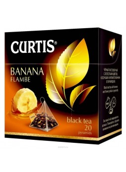 Чай черный Curtis Banana Flambe аром. 20 пирам. × 1,8 г