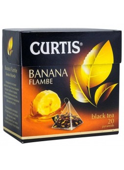 Чай черный Curtis Banana Flambe аром. 20 пирам. × 1,8 г