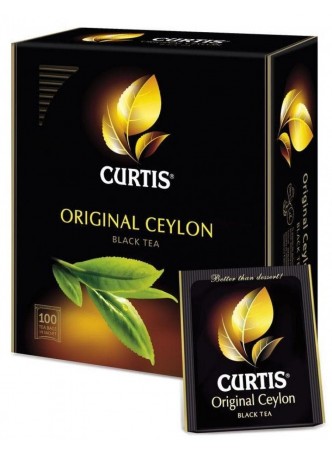 Чай черный Curtis Original Ceylon 100 саше × 2г оптом