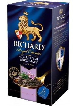 Чай черный Richard Royal Thyme & Rosemary аром. 25 саше × 2г