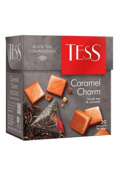 Чай черный TESS Caramel Charm аромат. 20 пирам. × 1,8 г