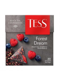 Чай черный TESS Forest Dream с добавками 20 пирам. × 1,8 г