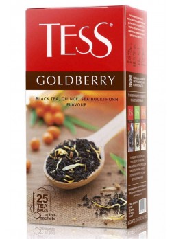 Чай черный TESS Goldberry облепиха айва 25 пак. × 1,5 г