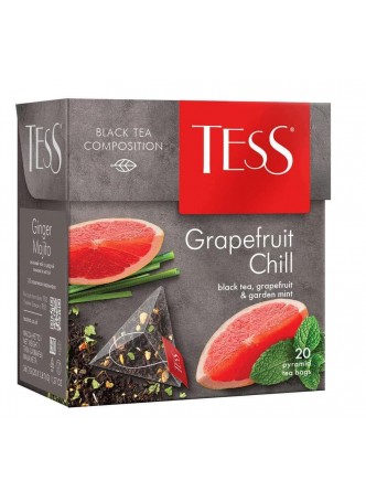 Чай черный TESS Grapefruit Chill 20 пирам. × х 1,8г оптом