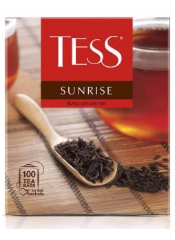 Чай черный TESS Sunrise 100 пак. × 1,8 г