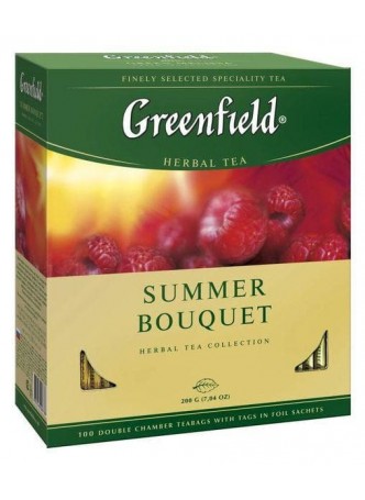 Чай каркаде Greenfield Summer Bouquet 100 пак. × 2г оптом