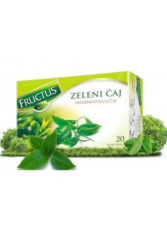 Чай зеленый FRUCTUS 20 пак. × 1,5 г оптом