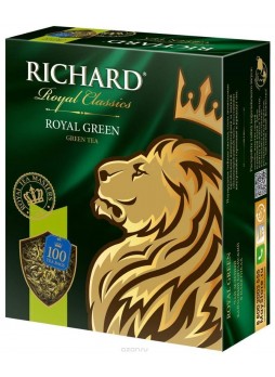 Чай зеленый Richard Royal Green 100 пак. × 2г