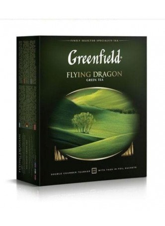 Чай зелёный Greenfield Flying Dragon 100 пак. × 2г
