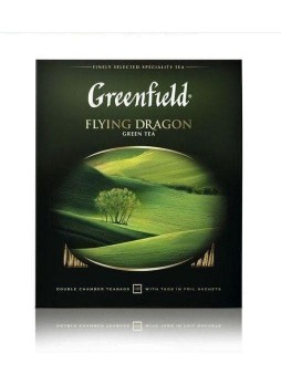 Чай зелёный Greenfield Flying Dragon 100 пак. × 2г