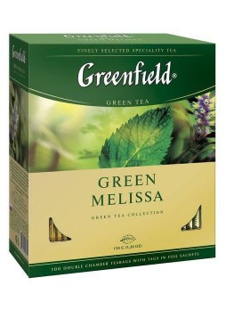 Чай зелёный Greenfield Green Melissa 100 пак. × 1,5г