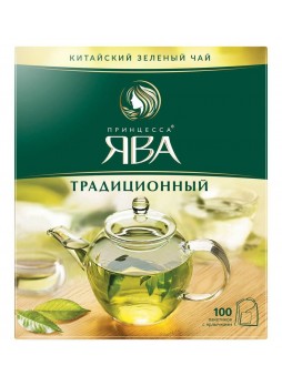 Чай зелёный Принцесса ЯВА Традиционный 2 г × 100 пак.