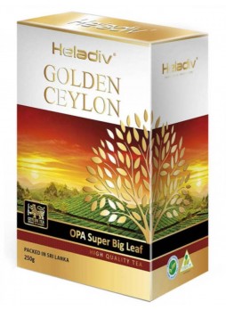 Чай черный Heladiv Golden Ceylon OPA супер крупнолист. 250 г
