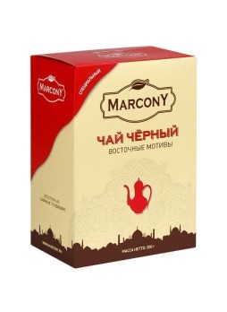 Чай Marcony чёрный листовой Восточные мотивы 200 г