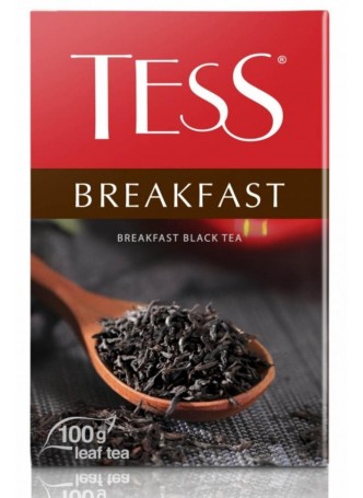 Чай TESS BREAKFAST черный листовой 100 г оптом