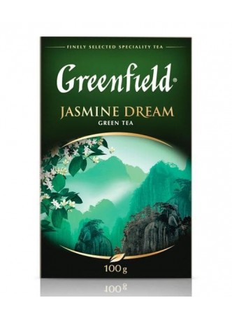 Чай зелёный Greenfield Jasmine Dream листовой 100 г оптом