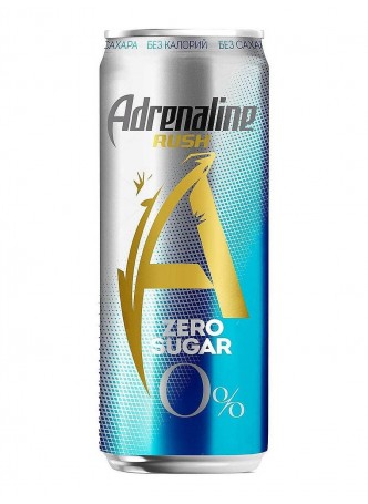 Adrenaline Zero Sugar Адреналин без сахара 449мл ж/б оптом