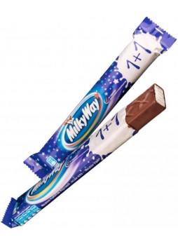 Батончик шоколадный Milky Way 1+1 52 г