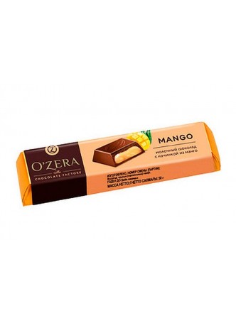 Батончик шоколадный OZera Манго 50 г оптом