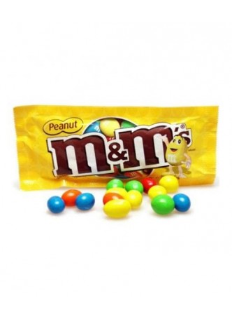 Драже M&Ms с Арахисом в шоколадной глазури 45 г