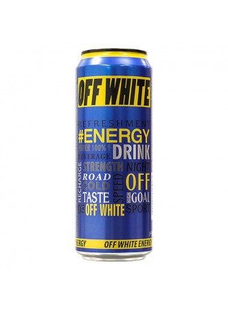 Энергетический напиток OFF WHITE Energy 450мл ж/б оптом